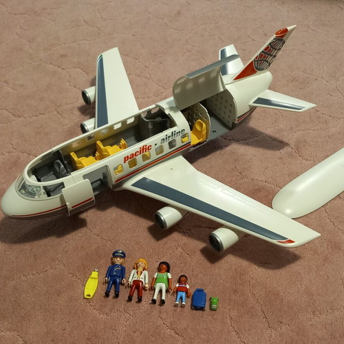 Playmobil Vintage Pacific Airline Airplane No 4310 like new