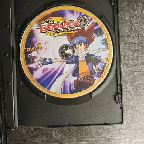 Beyblade Metal Fusion DVD set 1-5 used, dubbed