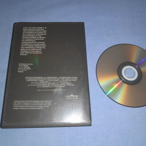 The Shawshank Redemption DVD used, social genre, subtitles