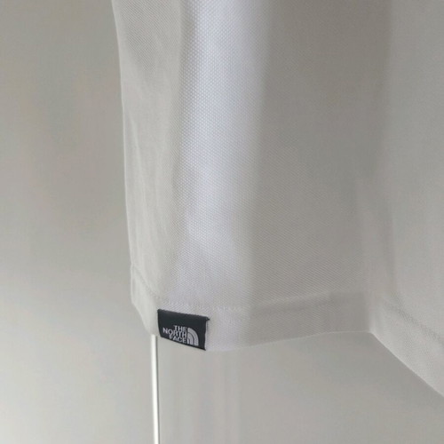The North Face polo shirt, white, size L, cotton