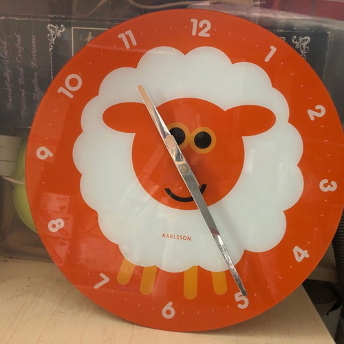 Children's wall clock like new