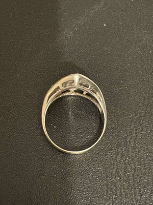 Women's ring No54 used, yellow gold color
