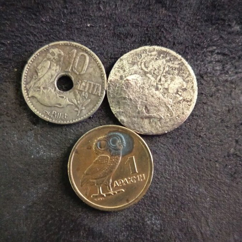 Historical coin set used, 1912-1973, Greece