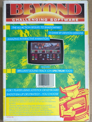 Enigma Force (Beyond Software) Commodore Cassette like new, Big Box