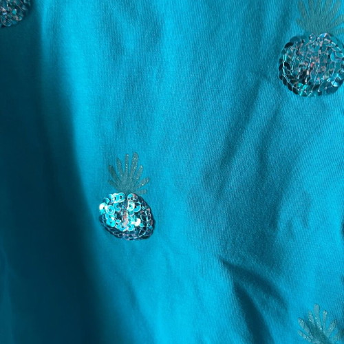 Children's shirt used, 8 years, blue, size 128 cm