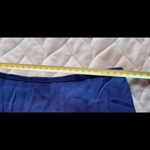 Sandro blue viscose mini skirt size 34