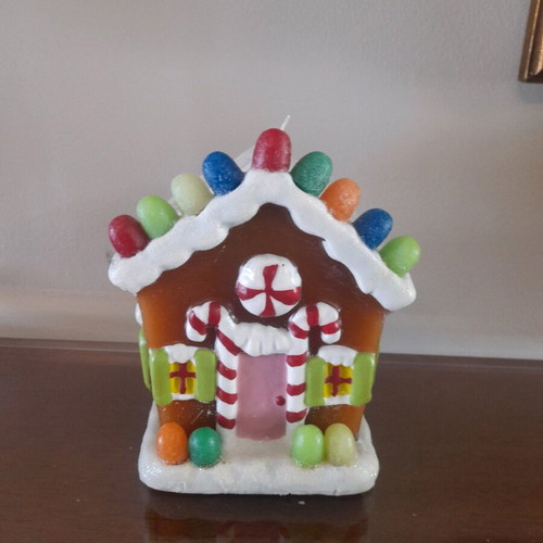 Kosta Boda candle candy house new, height 15cm