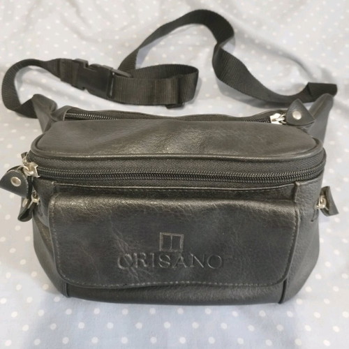 Leather waist bag Crisano like new, black