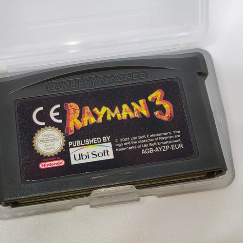 Rayman 3 Game Boy Advance game like new with protective case