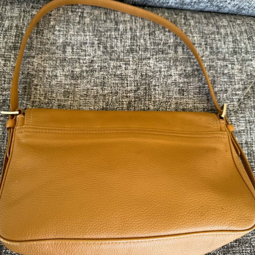 Longchamp vintage leather shoulder bag used
