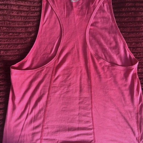 Nike sports tank top, pink, size S