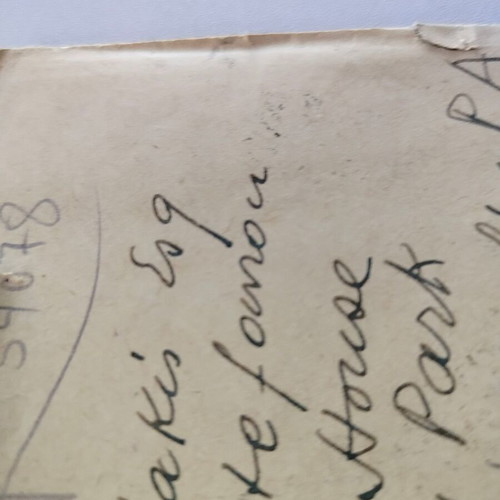 Envelopes with stamps and postmarks from the 1940s used, set of 2