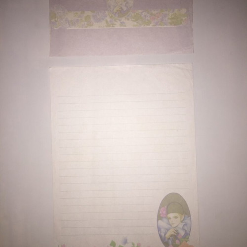Letter writing set used