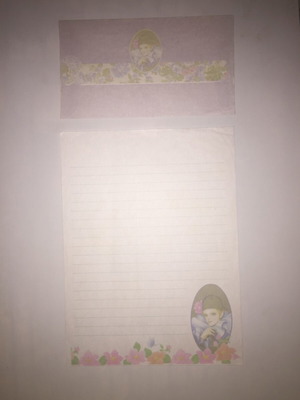 Letter writing set used
