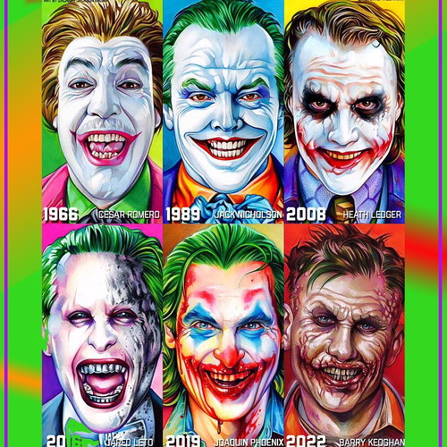Joker poster new, 50x60 with all actors
