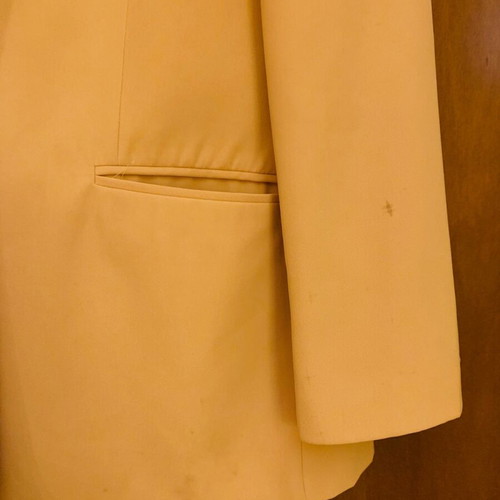 El Corte Inglés suit set used, croc yellow color, medium/large