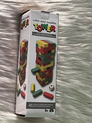 Color Mini Tumblin Tower wooden board game new