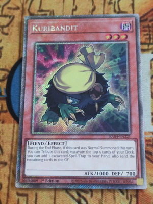Kuribandit Platinum Secret Rare κάρτα Yu-Gi-Oh!, 1st Edition