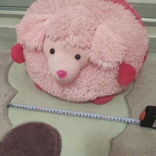 Plush pink sheep 40 cm used