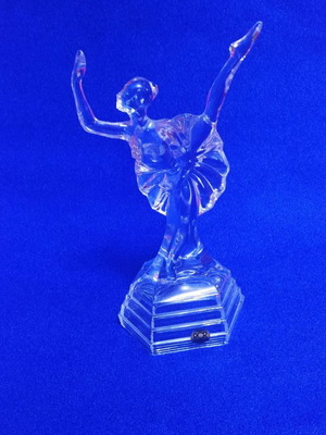 Odette ballerina statue RCR Italy lead crystal like new