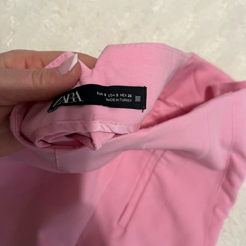 Zara pink pants like new, size S