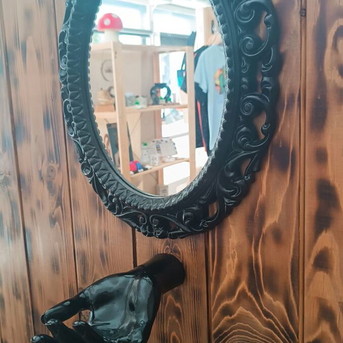 Vintage secretary refurbished with mirror and hanger
