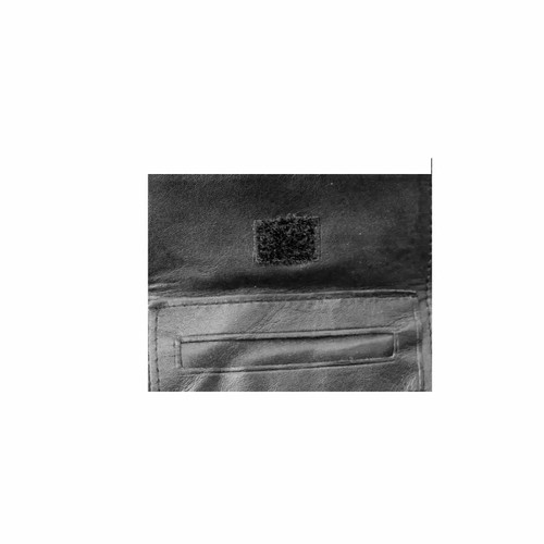Over Top leather tobacco pouch black new