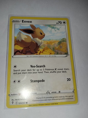 Κάρτα Eevee Pokemon σαν καινούργιο
