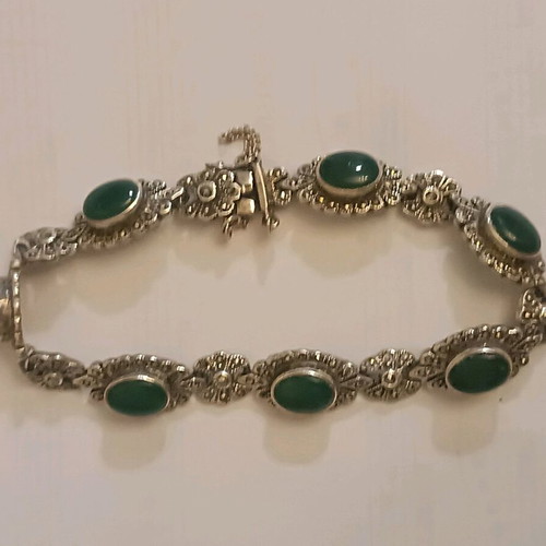 Antique silver 925 bracelet like new with cypress shades