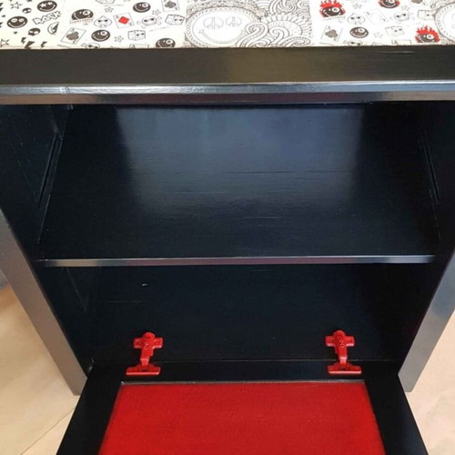 Hand-Renovated Custom-Made Unique Cabinet