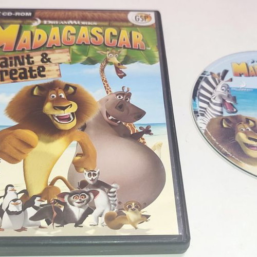 Madagascar Paint & Create PC used game