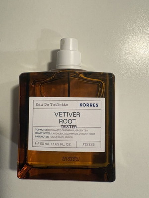 Korres Vetiver Root Eau de Toilette 50ml new, men's fragrance