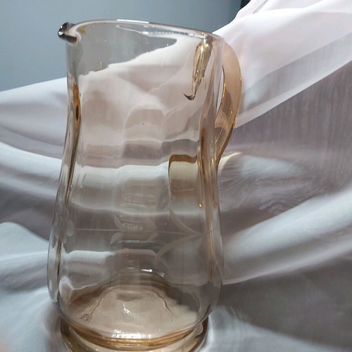 Glass carafe used with fine vintage design
