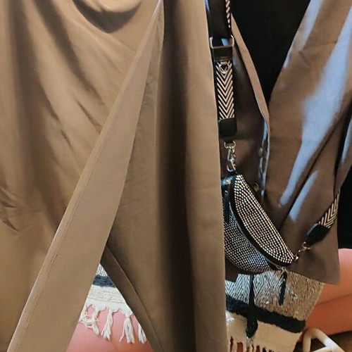 XXLOVE Plus Size Pants New Gray With Zipper