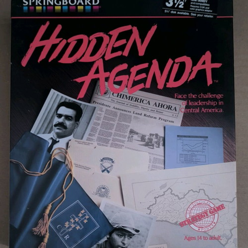 Hidden Agenda PC disks 3.5" Big Box like new