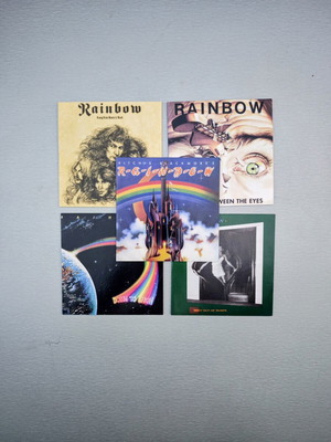 Rainbow 5 Original Albums Box Set used, 5 CD metal