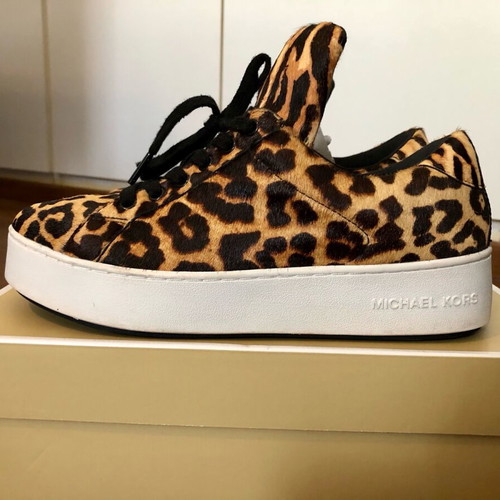 Michael Michael Kors Mindy leopard print sneakers like new, size 39 EU