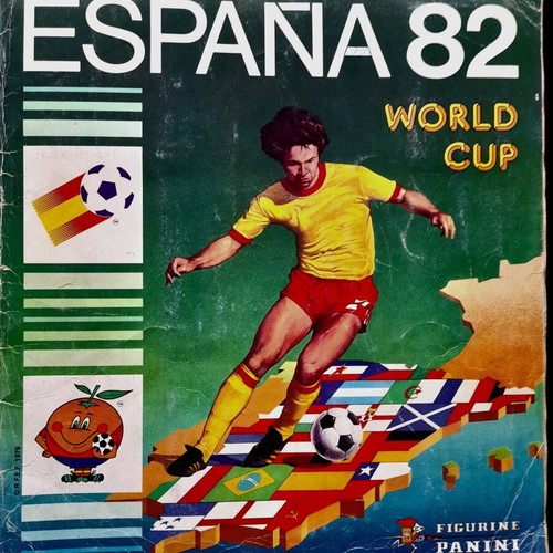 Panini Espana 1982 Mundial sticker album used, not reprint