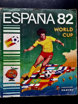 Panini Espana 1982 Mundial sticker album used, not reprint