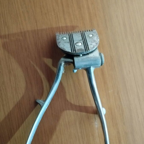 Old hair clipper used
