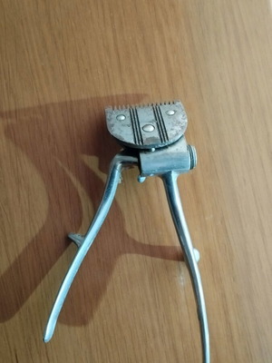 Old hair clipper used