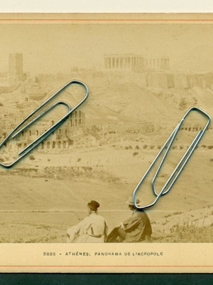 Φωτογραφίες μεταχειρισμένες, Αθήνα, Πανόραμα της Ακρόπολης 1871, αλμπουμίνα σε χαρτόνι