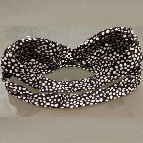 Strapless top bikini like new, black and white, size medium