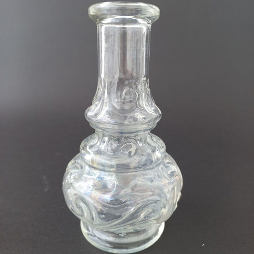Set of 2 vintage glass carafes like new