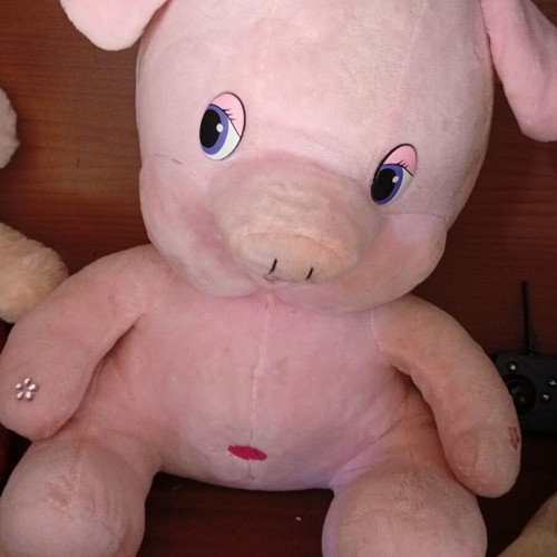 Pig plush toy large new