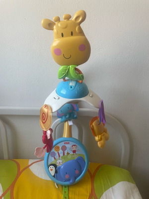 Fisher Price Μουσικό Περιστρεφόμενο 2 σε 1 σαν καινούργιο
