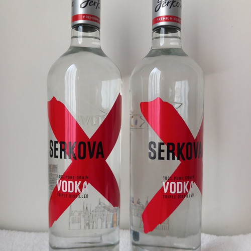 Serkova vodka pack of 2 bottles 1000ml 37.5% new