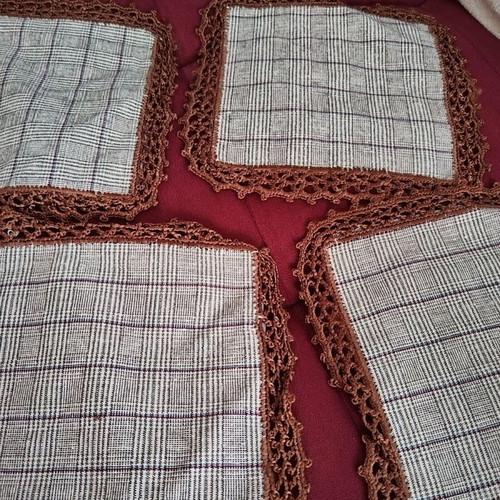 Carriage fabric and lace combination new