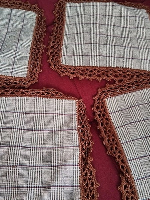 Carriage fabric and lace combination new