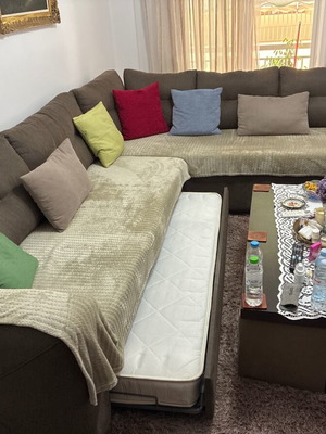 Corner sofa bed like new 2.80x2.20 m